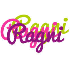 Ragni flowers logo