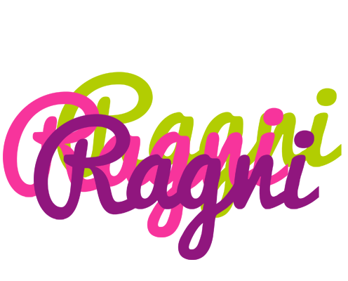 Ragni flowers logo