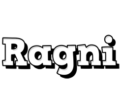 Ragni snowing logo