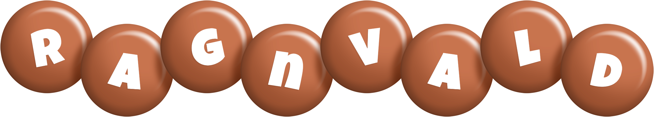 Ragnvald candy-brown logo