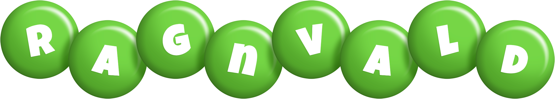 Ragnvald candy-green logo
