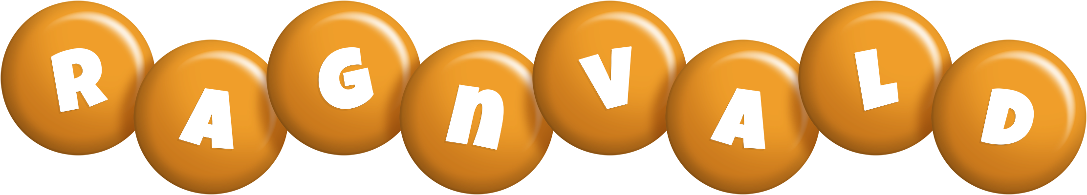 Ragnvald candy-orange logo