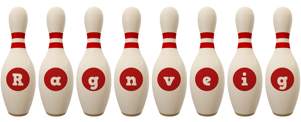 Ragnveig bowling-pin logo