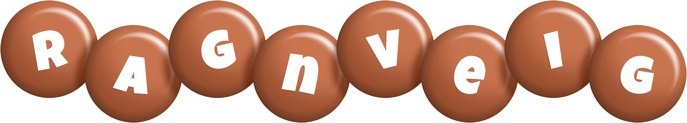Ragnveig candy-brown logo