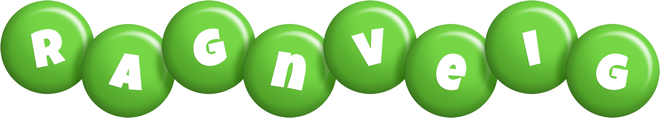 Ragnveig candy-green logo