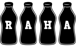 Raha bottle logo