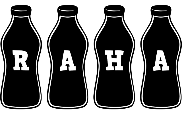 Raha bottle logo