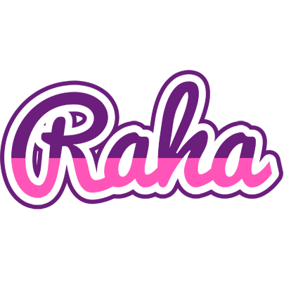 Raha cheerful logo