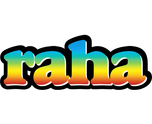 Raha color logo