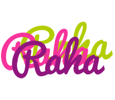 Raha flowers logo