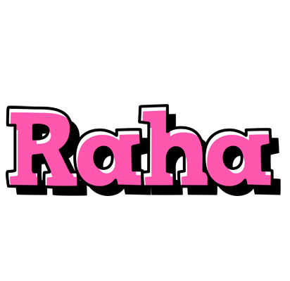 Raha girlish logo