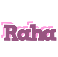 Raha relaxing logo