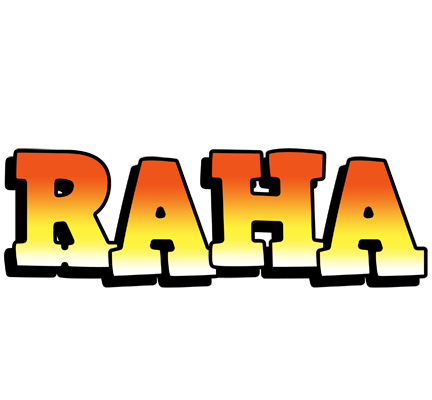 Raha sunset logo