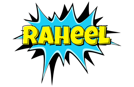 Raheel amazing logo