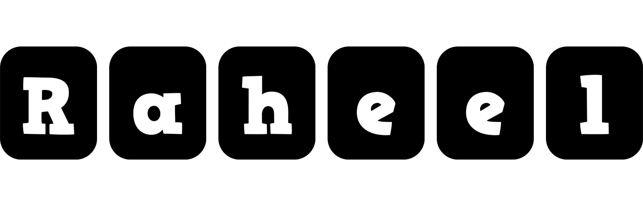 Raheel box logo