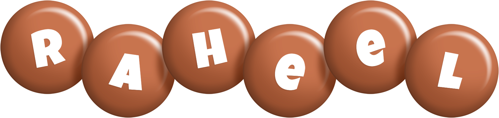 Raheel candy-brown logo