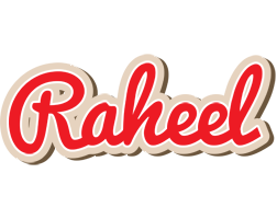 Raheel chocolate logo