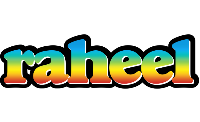 Raheel color logo