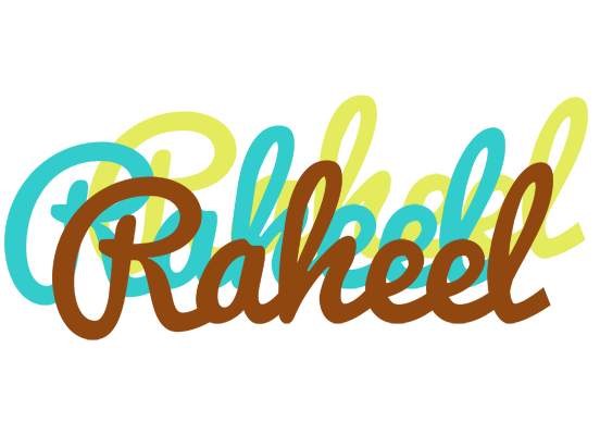 Raheel cupcake logo