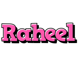 Raheel girlish logo