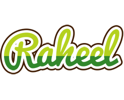 Raheel golfing logo