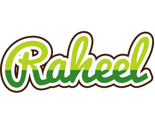 Raheel golfing logo