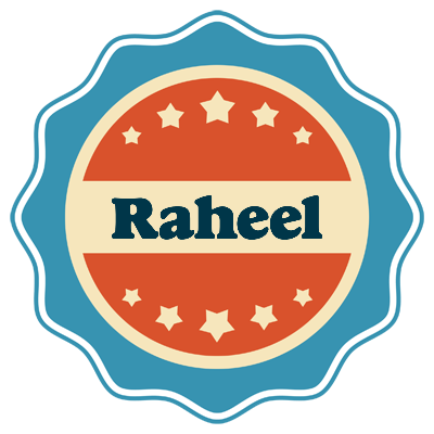 Raheel labels logo
