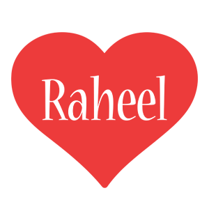 Raheel love logo