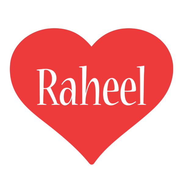 Raheel love logo