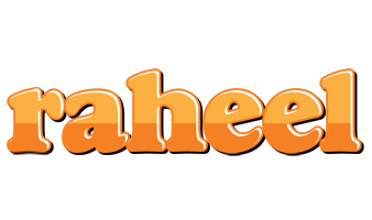 Raheel orange logo