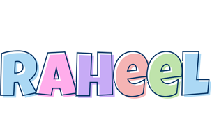 Raheel pastel logo