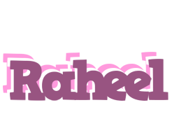 Raheel relaxing logo