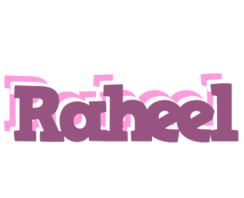Raheel relaxing logo