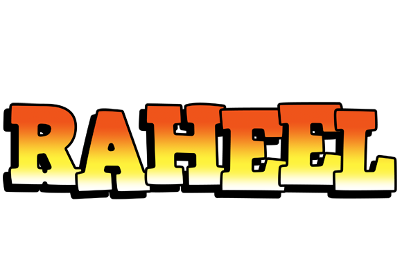 Raheel sunset logo