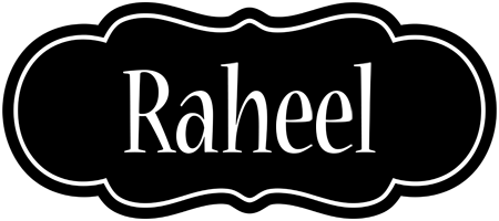 Raheel welcome logo