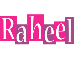 Raheel whine logo