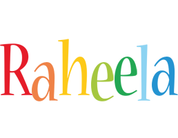 Raheela birthday logo