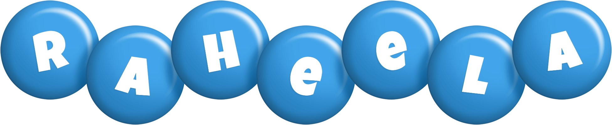 Raheela candy-blue logo
