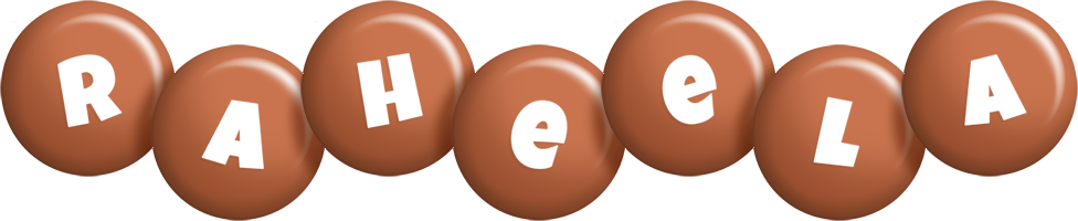 Raheela candy-brown logo