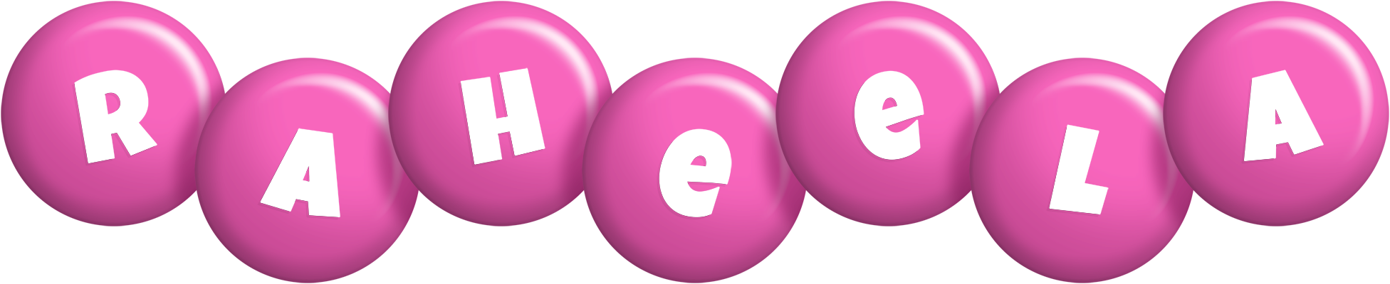 Raheela candy-pink logo