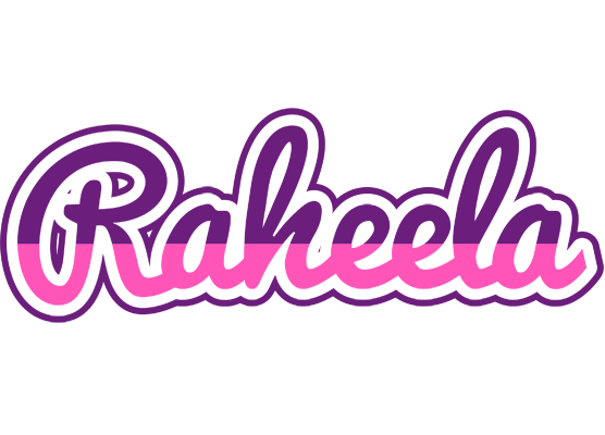 Raheela cheerful logo