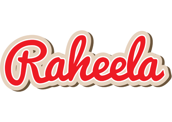 Raheela chocolate logo