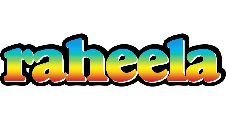 Raheela color logo