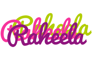 Raheela flowers logo