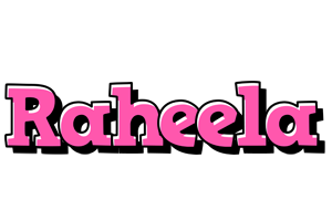 Raheela girlish logo