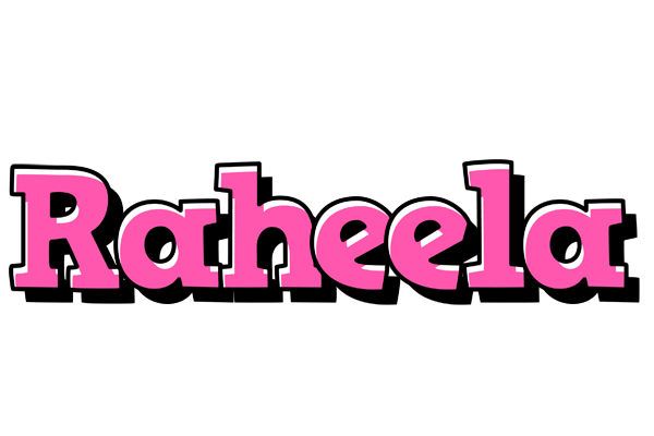 Raheela girlish logo