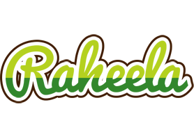 Raheela golfing logo