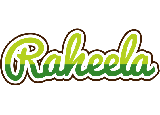 Raheela golfing logo