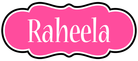 Raheela invitation logo