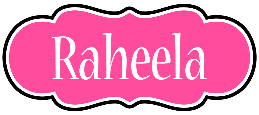 Raheela invitation logo